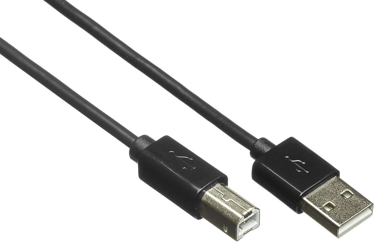 Kit 1 Metre USB A to USB B Cable Black Electronics
