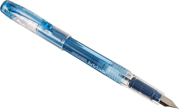Platinum Preppy 02 Stylo plume extra-fin Bleu/noir