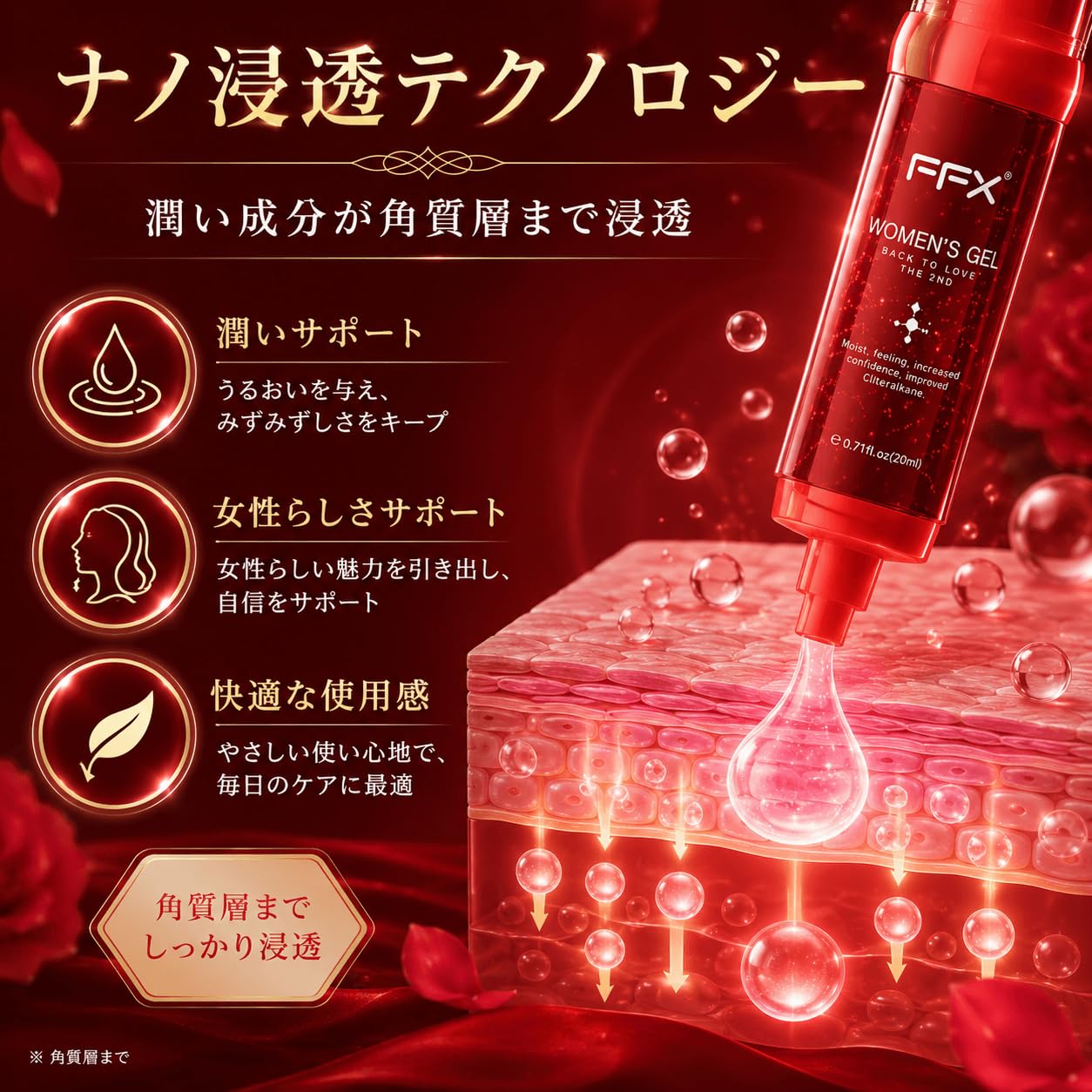 Amazon.co.jp: FFX(2代目)ラブジェル 女性用 デリケートゾーン ジェル