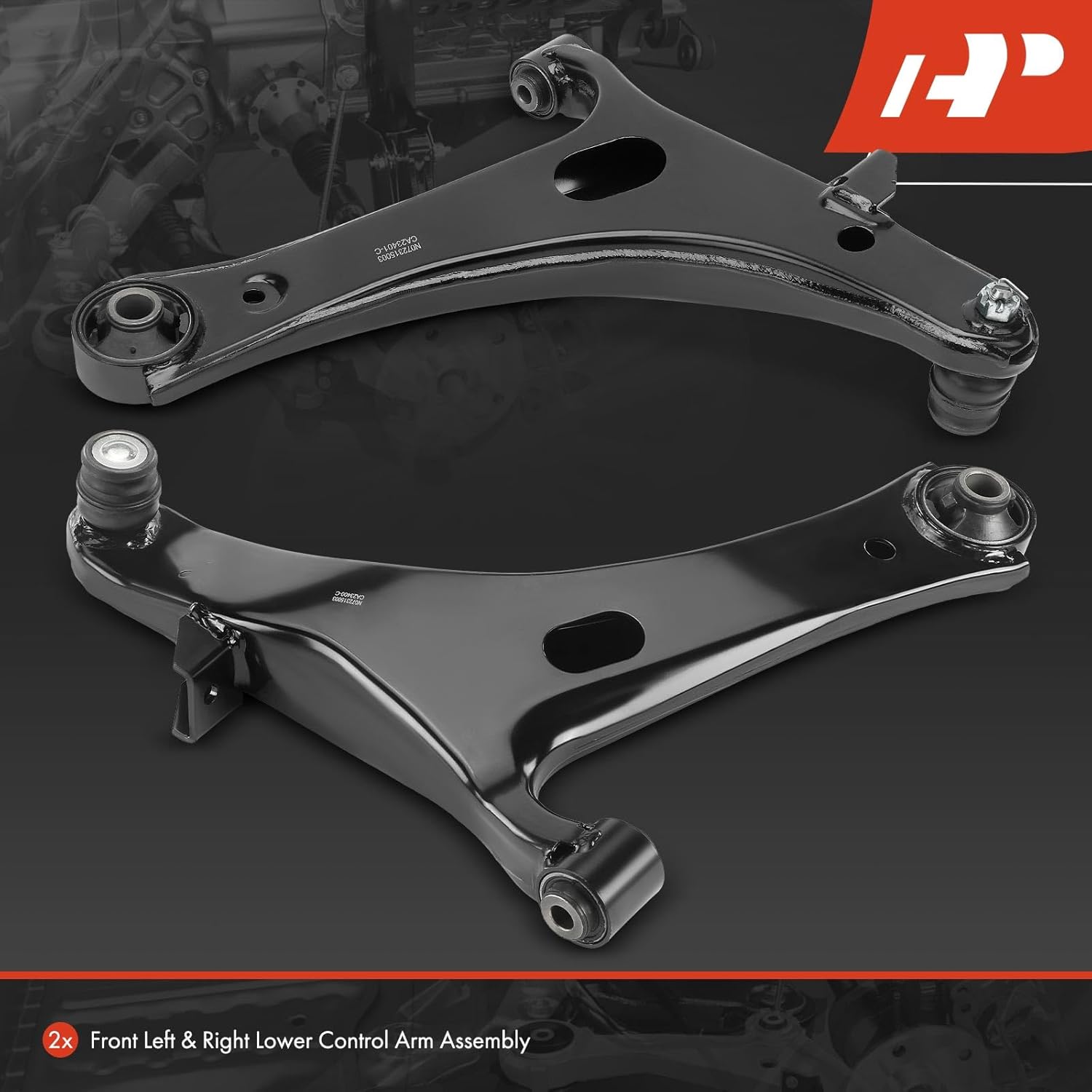 A-Premium 2 x Front Lower Control Arm, with Ball Joint & Bushing, Compatible with Subaru Impreza 2008 2009 2010 2011