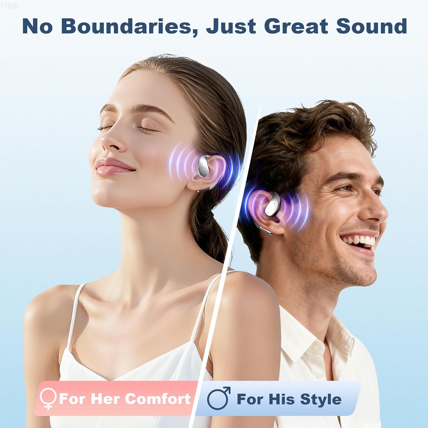 Translation Earbuds Real Time, 3-in-1 AI Language Translator Earbuds Headphones for 144 Languages & Accents, Support Offline Translation Wireless Bluetooth Earphones for Business Travel, Black - Image 3