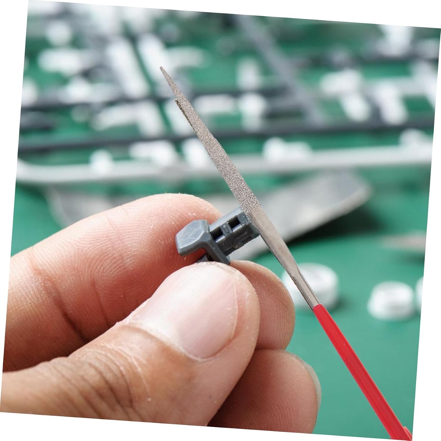 DOITOOL 10pcs Diamond Needle File Set Rasp Files for Shaping Durable Steel Construction for Woodworking Jewelry and Precision Applications