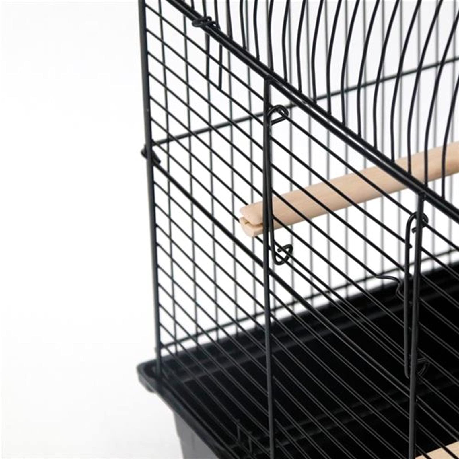 Klatka dla ptaków Klatka dla małych ptaków Artykuły dla zwierząt Metalowa klatka dla papugi Papużka falista Solidny Trwały Zawiera 2 grzędy 2 kubki na jedzenie 1 Zabawka Artykuły dla zwierząt