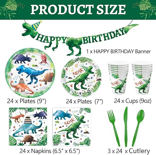 Miniatura 9 de Juego de vajilla de fiesta de cumpleaños de mariquita incluye platos de papel, servilletas, mantel, tenedores para decoración de fiesta de