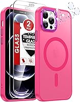 Vista 111 de LeYi Funda para iPhone XR: con protector de pantalla X2 + 2 funda para cámara [compatible con MagSafe] Funda protectora magnética i iphoneXR