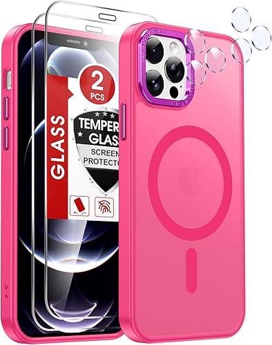 Miniatura 111 de LeYi Funda para iPhone XR: con protector de pantalla X2 + 2 funda para cámara [compatible con MagSafe] Funda protectora magnética i iphoneXR, Negro