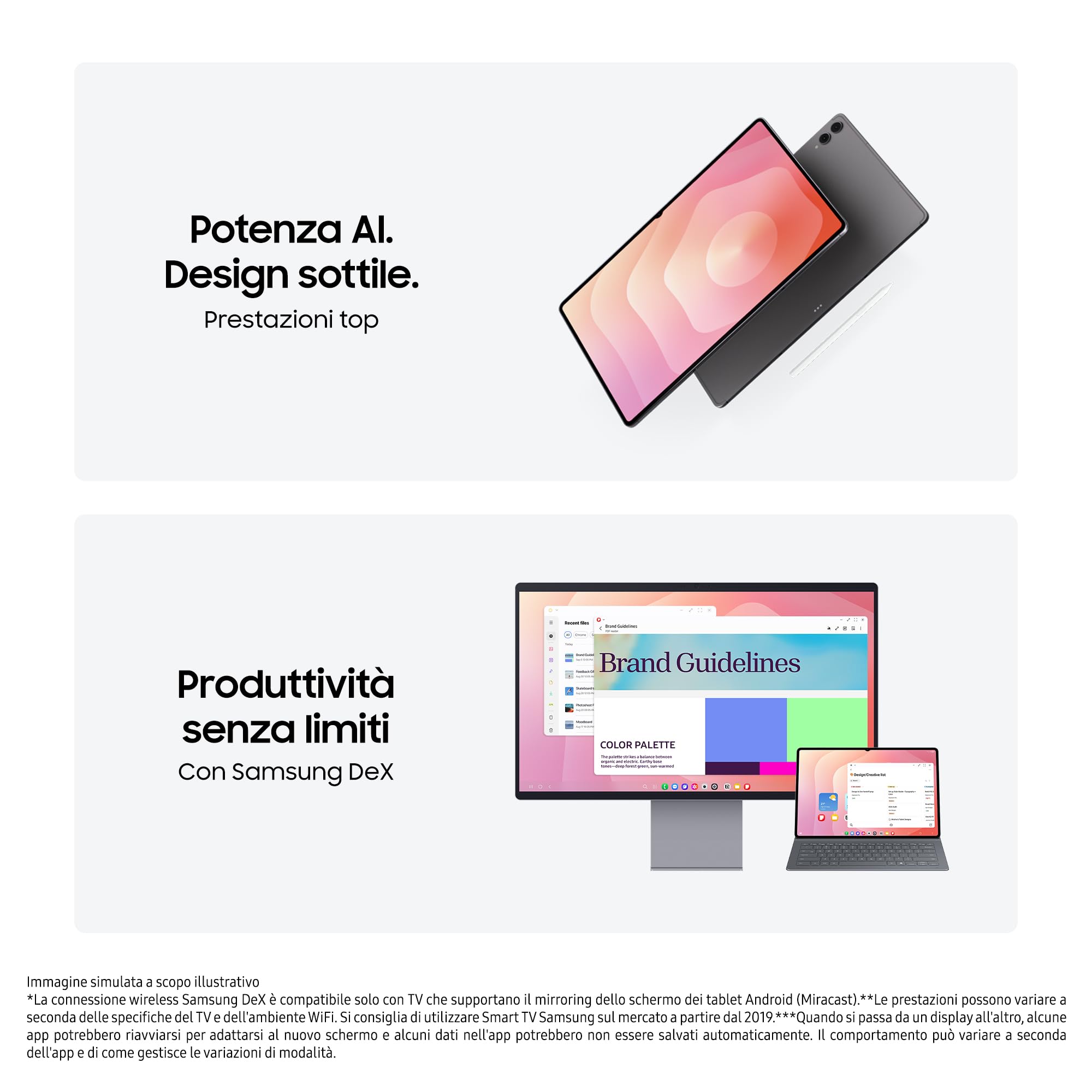 Samsung Galaxy Tab S11 Ultra, 3 anni di garanzia, Tablet AI, Wi-Fi, Design Ultra-Sottile, Strumenti AI Multimodali, DeX, RAM 12GB, 256 GB, Batteria a Lunga Durata, Gray [Versione Italiana]