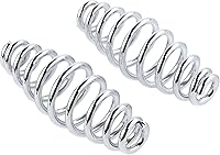 Vista 1 de TCT-MOTORPARTS Bike Chrome - Resortes de asiento en espiral de 5 "para Harley Chopper Bobber Softail Triumph Yamaha