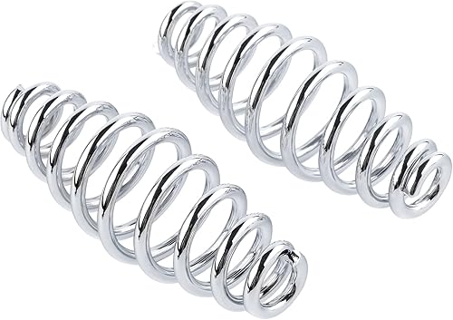 TCT-MOTORPARTS Bicicleta Cromo 5 "Barril en espiral Solo Seat Springs para Harley Chopper Bobber Softail Triumph Yamaha