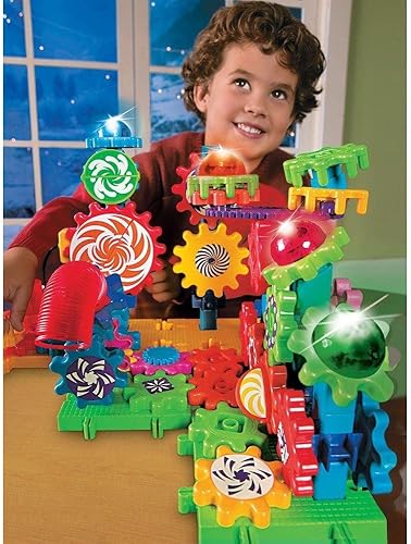 Miniatura 6 de Set de construcción con movimiento con engranajes y luces Learning Resources