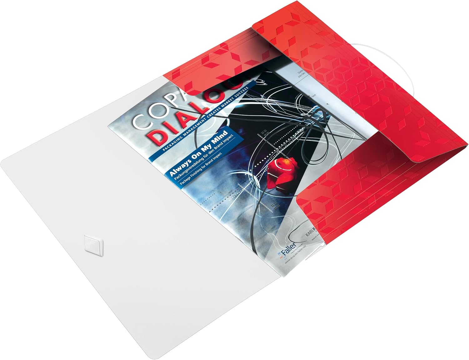 Leitz Wow 45990026 A4 Corner Folder 3 Flap Folder for up to 150 Sheets Elastic Closure Document Folder Made of Durable High-Quality Plastic Ideal for Office & School Red