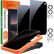 IMBZBK Privacy Screen Protector for iPhone Duo, 25 Anti Spy, 2+2 Pack