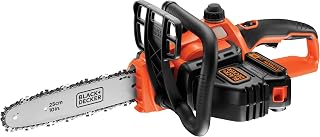 18V 25cm Cordless Chain Saw with 2.0Ah Lithium-Ion Battery, Black/Orange