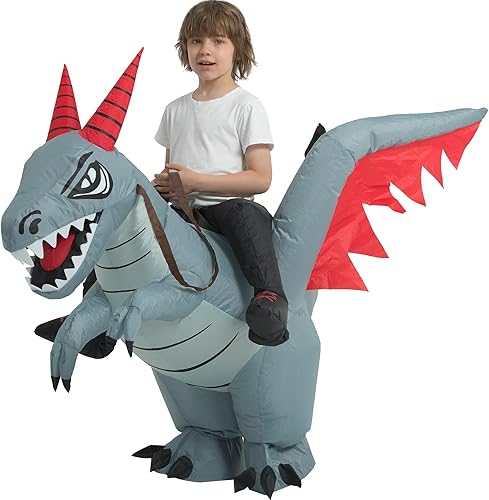 Disfraz de dragón inflable, disfraces inflables para niños, disfraz de dinosaurio inflable, disfraces de Halloween para niñasniños