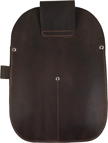 Miniatura 2 de Soporte para herramientas de jardinería hecho a mano de cuero de grano completo - Bourbon Brown