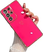 Vista 10 de ZTOFERA Funda diseñada para Google Pixel 7a, bonito diseño de corazones de amor con borde chapado y protección de lente de cámara, para Google Pixel