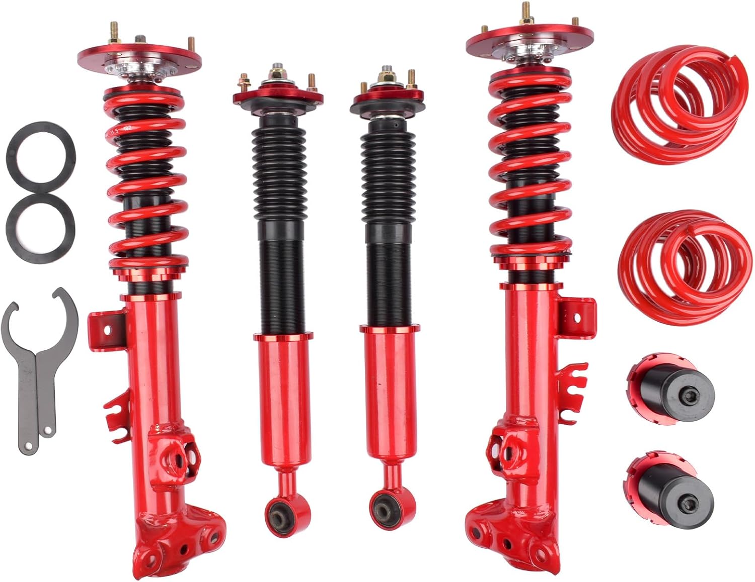 GELUOXI Height Adjustable Coilover Suspension Shock Absorber Lowering Kit Replacement for 1990-1999 BMW E36 E36 316i 318i 320i 323i 325i 328i Coilovers Springs Struts