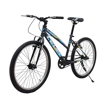 Level Bicycle 24 Clover ST SS RF Women Bicycle with Rigid Fork and Front and Rear v Brakes - Gray/Blue