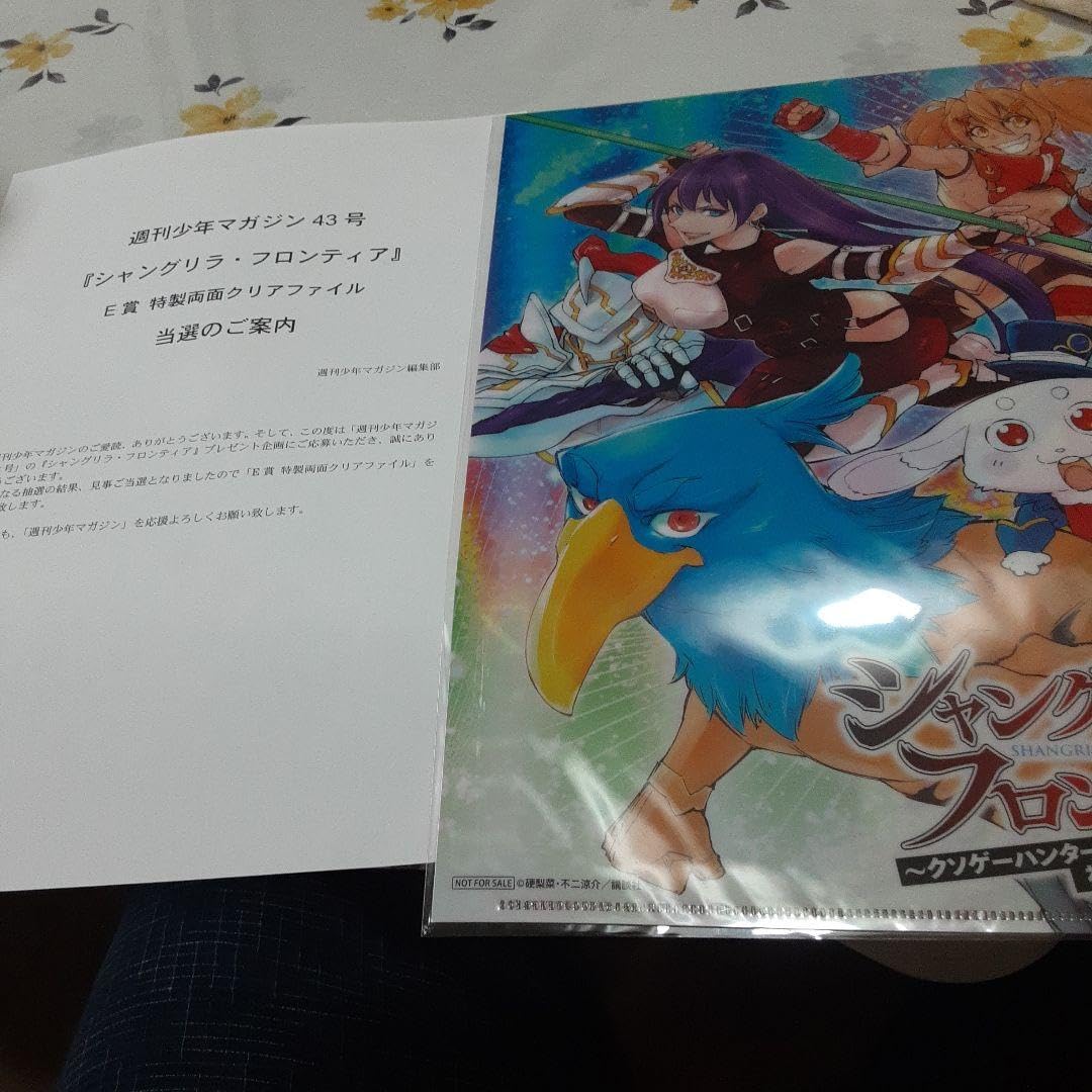 シャングリラフロンティア 当選クリアファイル 【公式通販】
