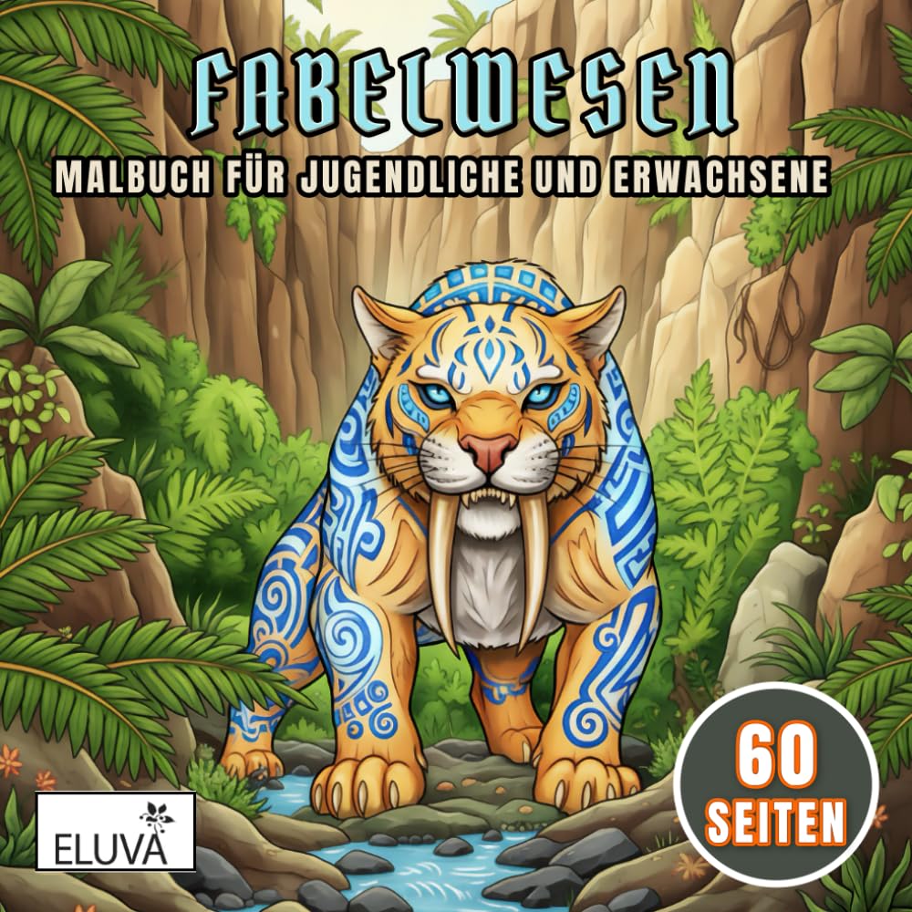 Fabelwesen Malbuch Für Jugendliche Und Erwachsene: Kreative Ausmalbilder mit imaginären Kreaturen und fantastischen Szenen