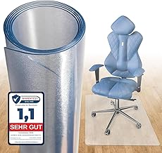 Floor Protection Mat, 100 x 120 cm, Non-Slip Office Chair Mat, Floor Mat, Scratch-Resistant Chair Mat, Protective Mat, Underlay for Office Chairs, Transparent