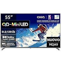 CHiQ M55QA9 55 Pollici 4K Mini QLED Smart TV, 60Hz MEMC & Local Dimming