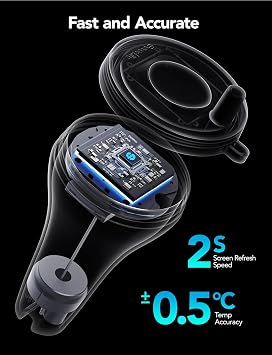 GoveeLife Smart Mini Double Button Switch Bundle with Smart Pool Thermometer with Smart Gateway