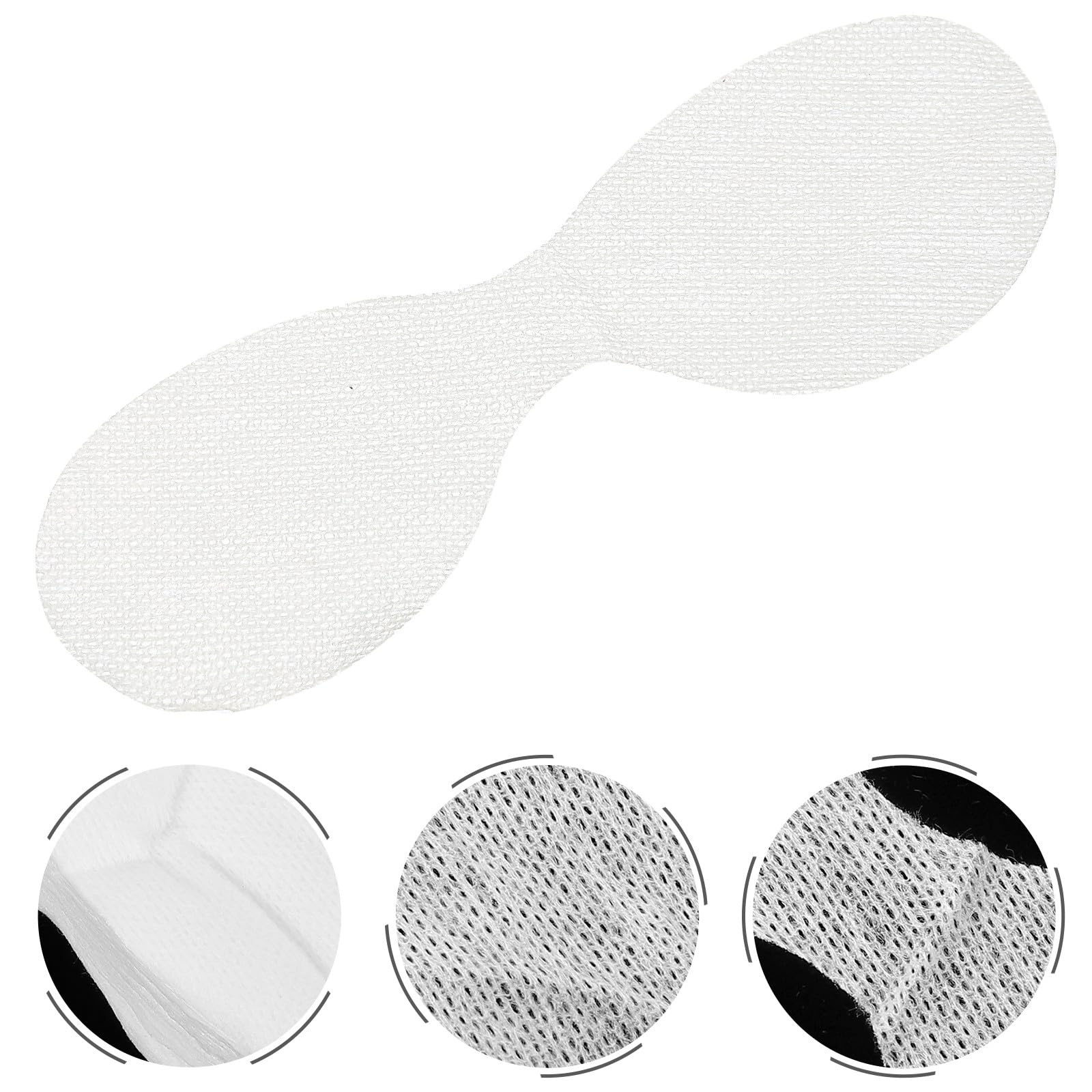 Mascarillas para Ojos DIY de Tejido Blanco, 600 Piezas