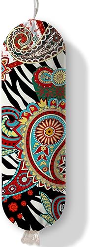 Miniatura 13 de Dispensador de bolsas de plástico, organizador de bolsas de plástico para comestibles y soporte de pared para bolsas de basura de papel,