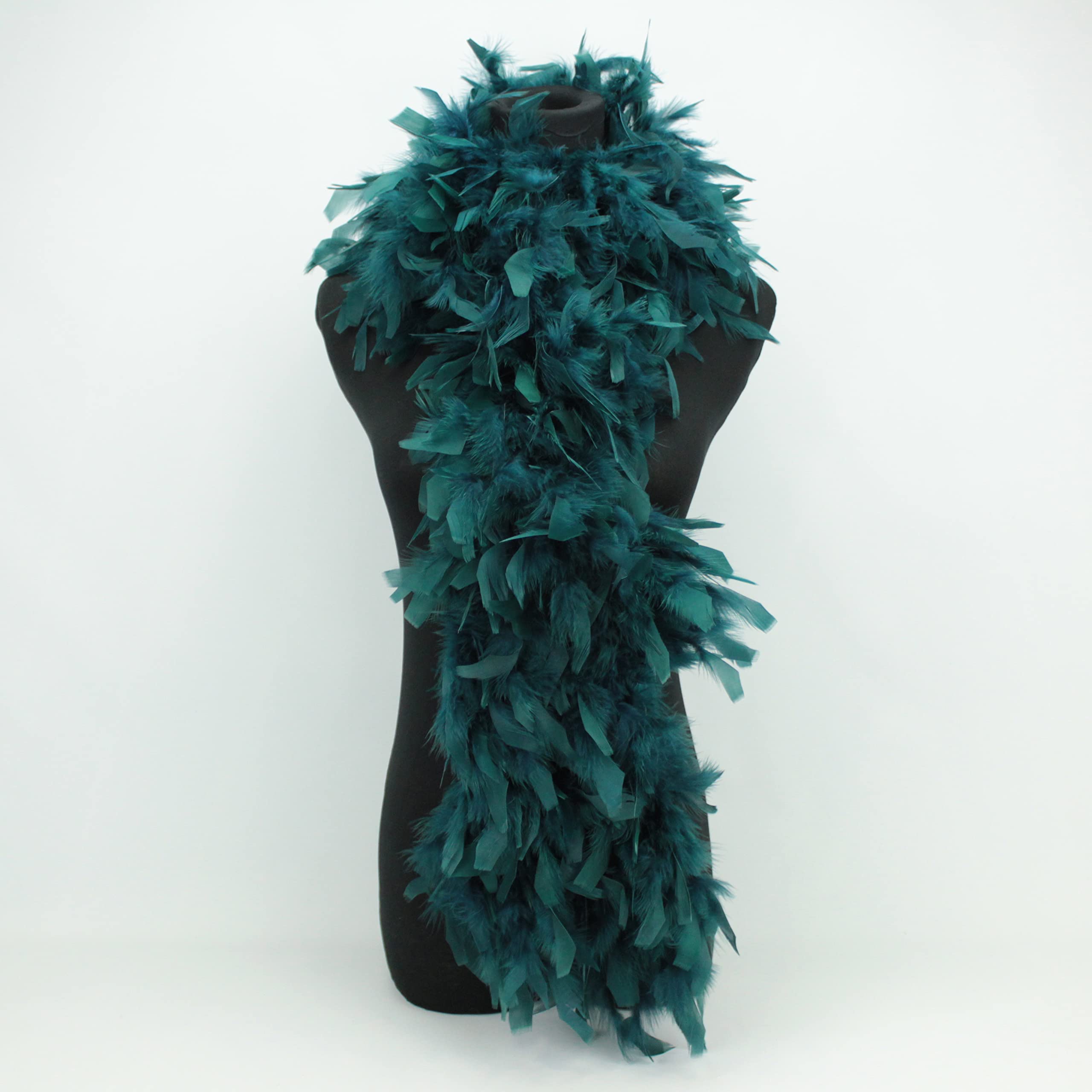 Boa de Plumas color Verde 180 cm ⭐Miles de Fiestas⭐ - 24 H