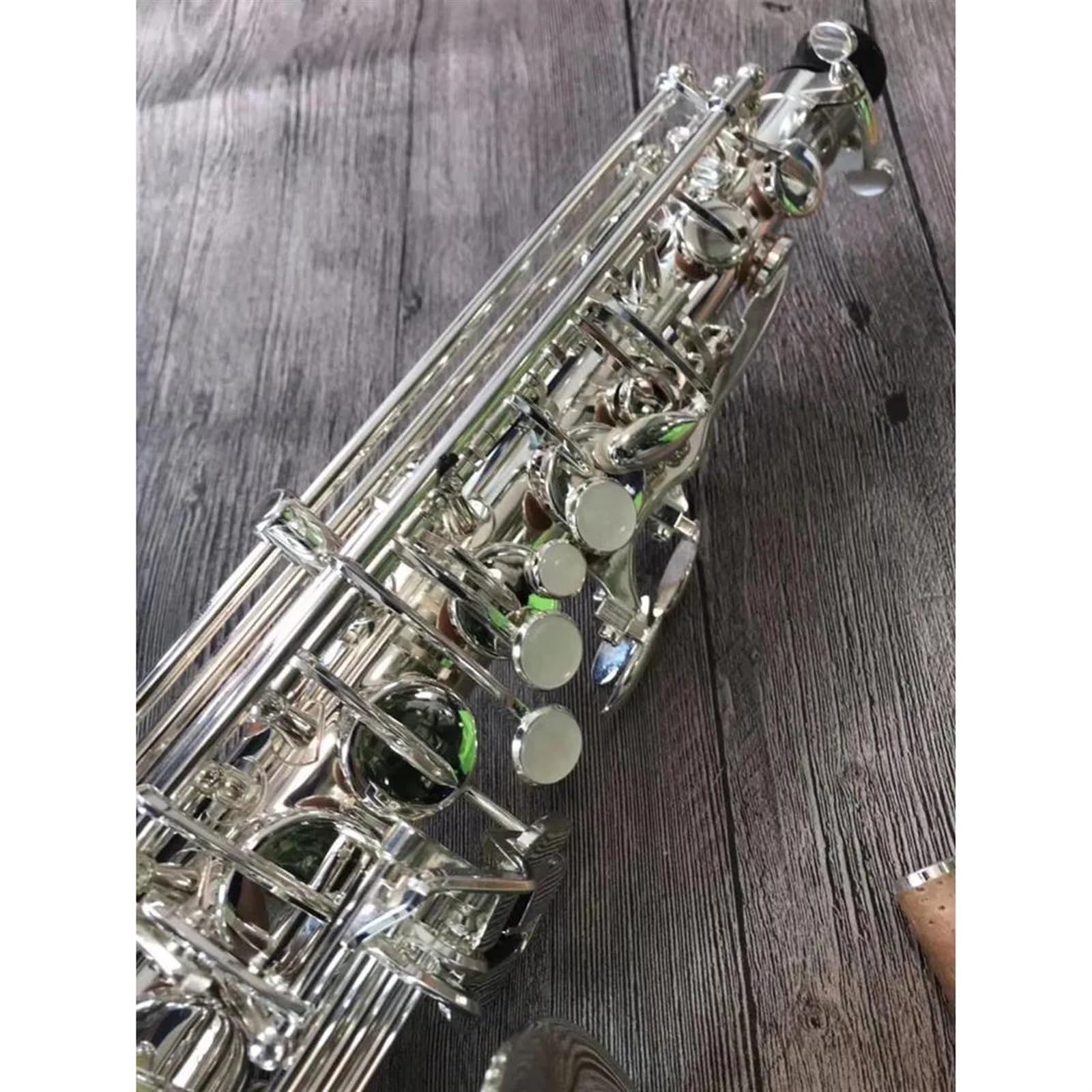 Saksofon Altowy Eb Tune Mosiądz Nikiel Posrebrzany Instrument BodyMusic Saksofon E-płaski Z Etui profesjonalny Saksofon (Color : Leather bag)