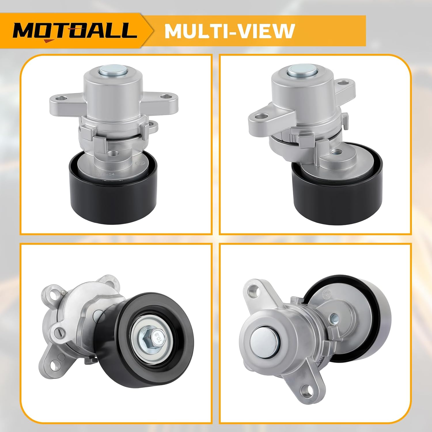 MOTOALL Engine Drive Belt Tensioner Idler Pulley Serpentine Belt Kit 11955JA10D 7PK1705 Fit for 2009-2015 Nissan Maxima 3.5L V6 Replace for 11925JA11A 11925JA100