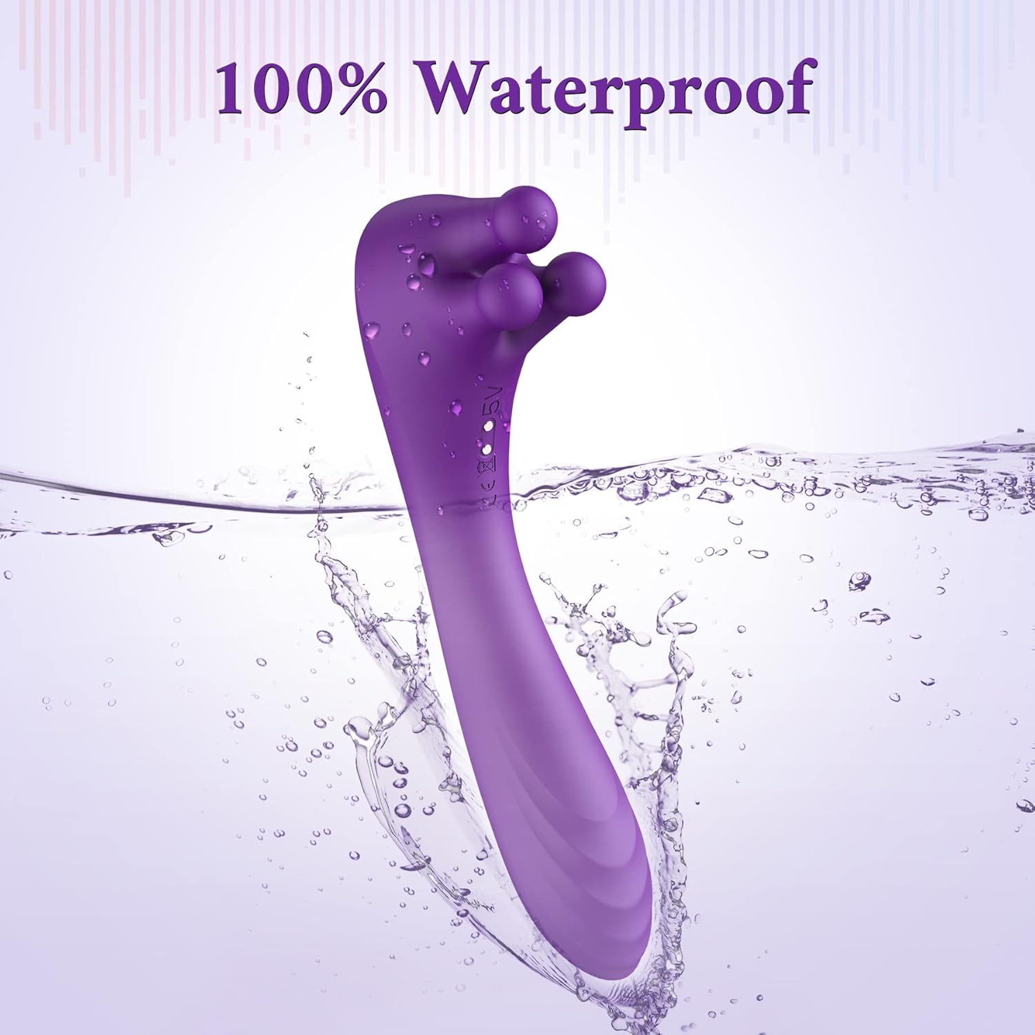 Clitoral Vibrator with Unique Gyrating Nubs and Throbbing Shaft - MEANINS John, G Spot Vibrator with Precise Curves for Pin-Point Stimulation, Clitoralis Stimulator, Adult Sex Toy for Women