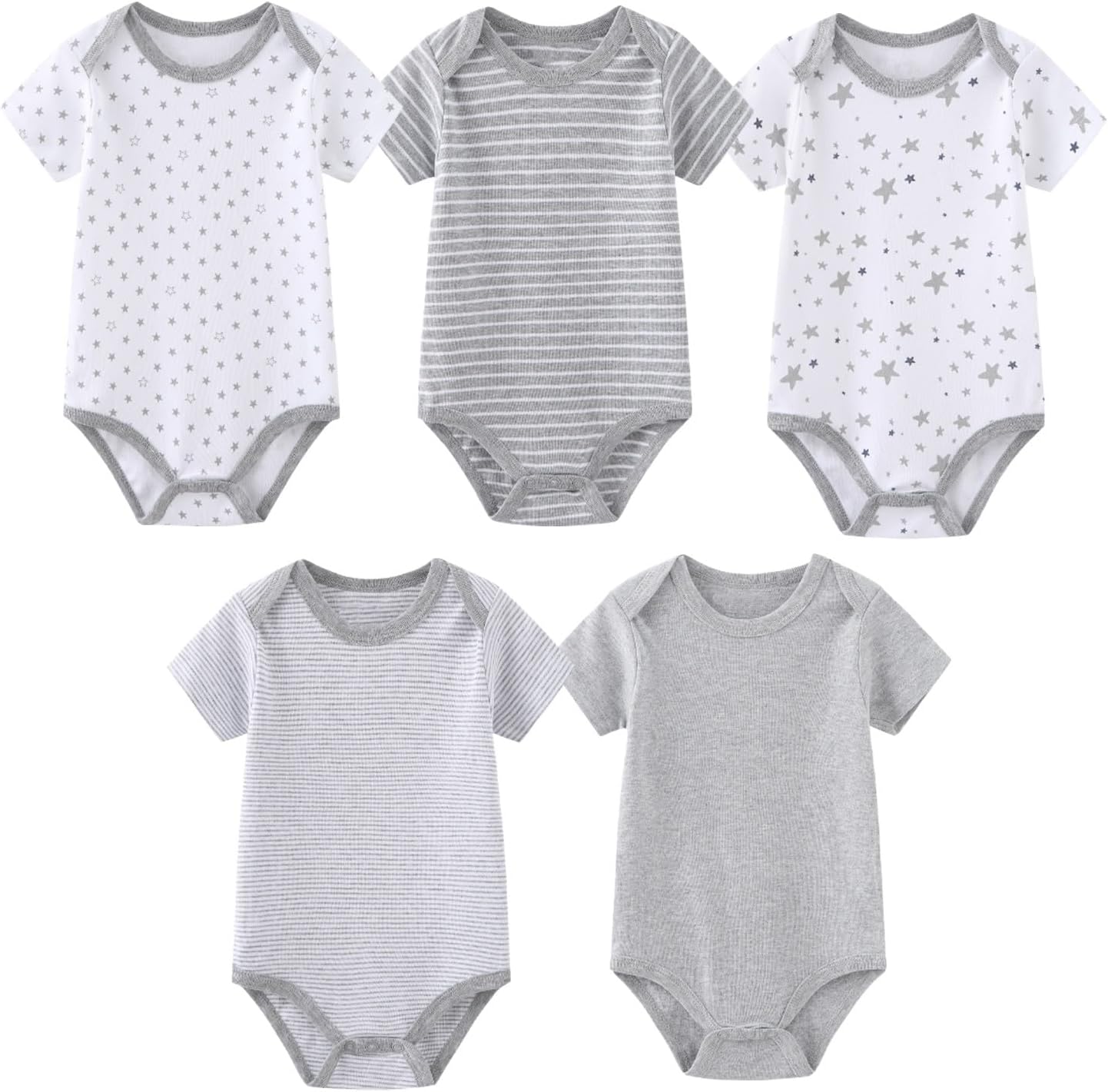 0-12 Months Unisex Baby Pants Sets New born Bodysuit and Hats 15 Pack Boy Girl Infant Comfort Outfit Clothes