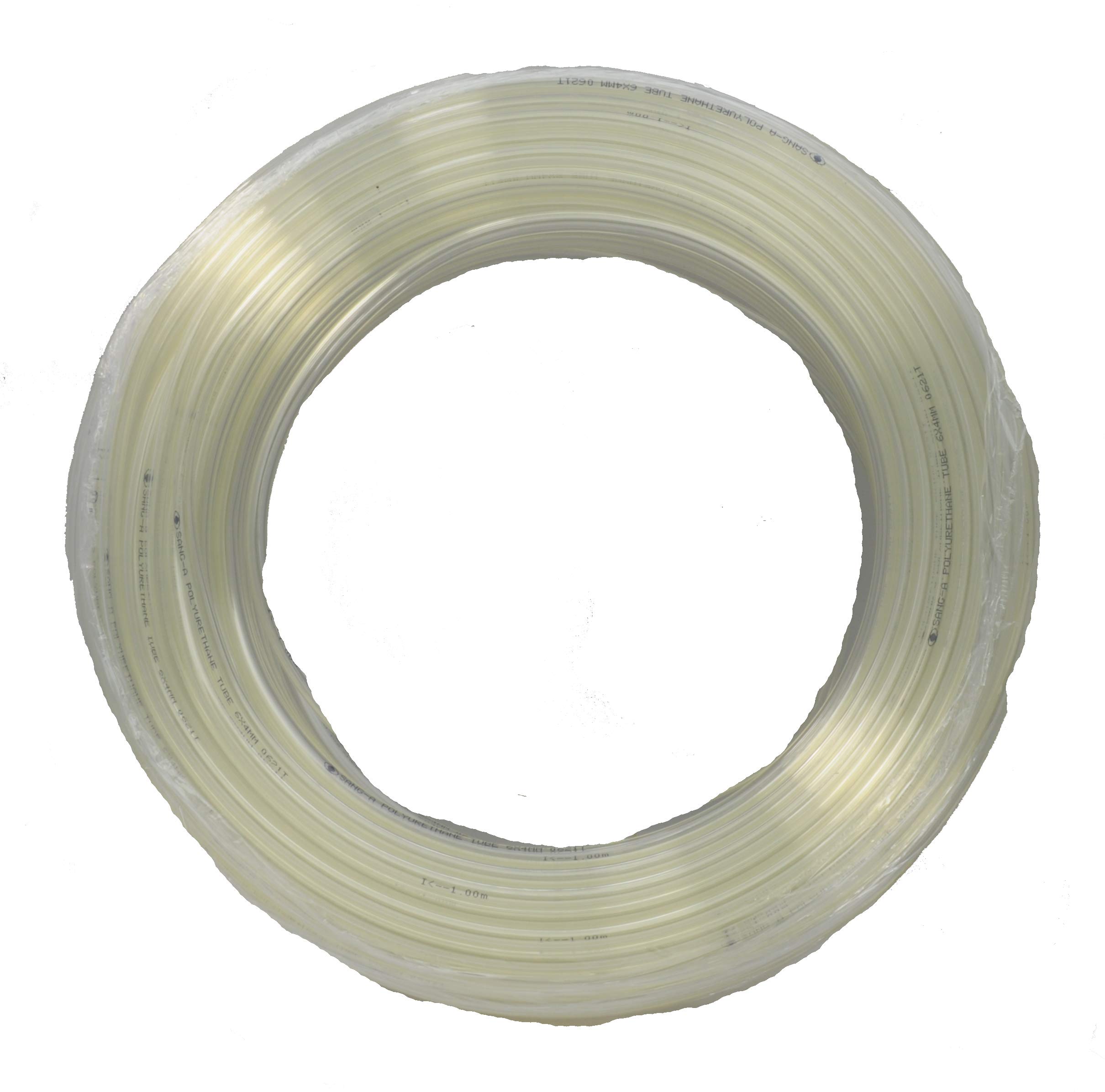 Pneumatik Polyamid - Schlauch flexibel 100 mtr. Rolle, 4 x 2,5 mm, Farbe: natur
