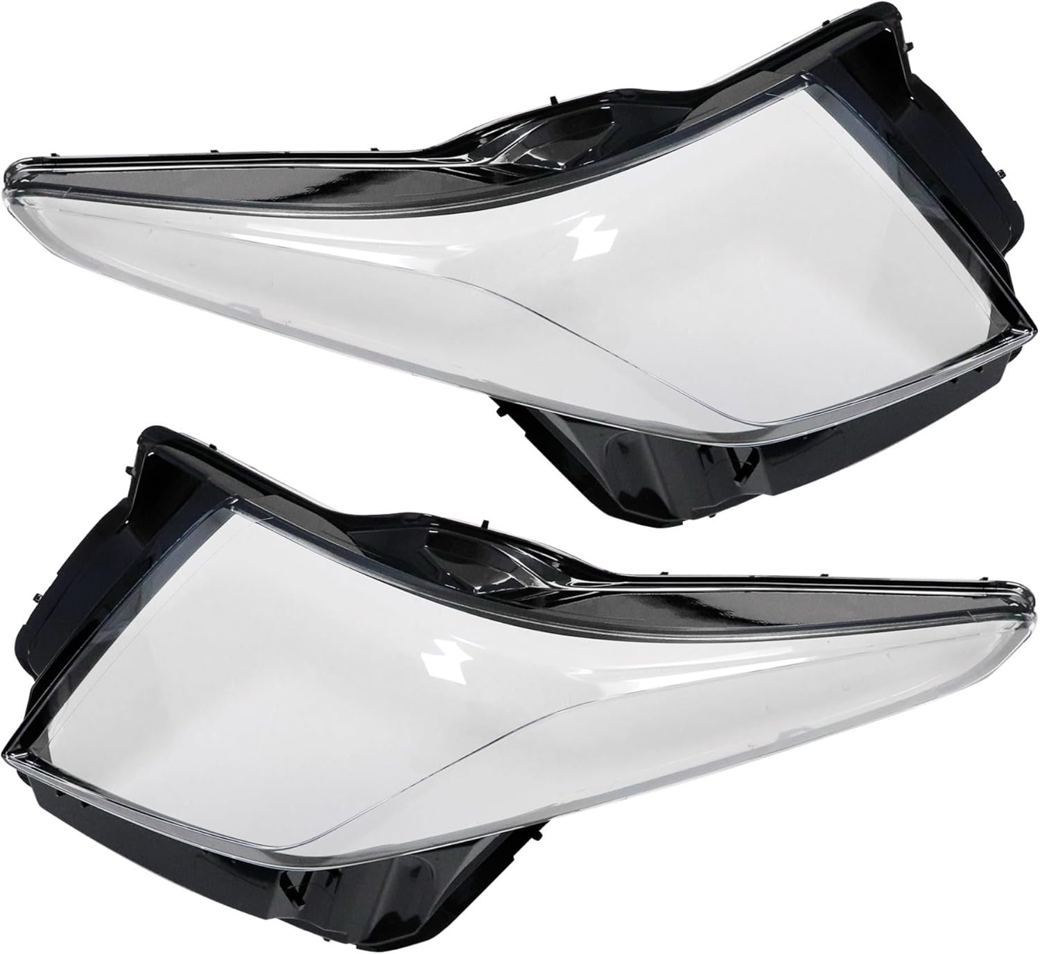 XQSMWF Car Headlight Lamp Cover Lens Shell Pair Compatible with Cadillac ATS 2013 2014-2017 2018