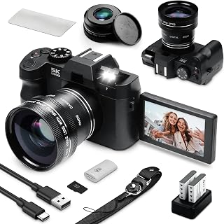 4K Digital Camera for Photography and Video Auto Focus 48 MP with WiFi Auto-Focus Vlogging Camera for YouTube with Flip Sc... Price In India