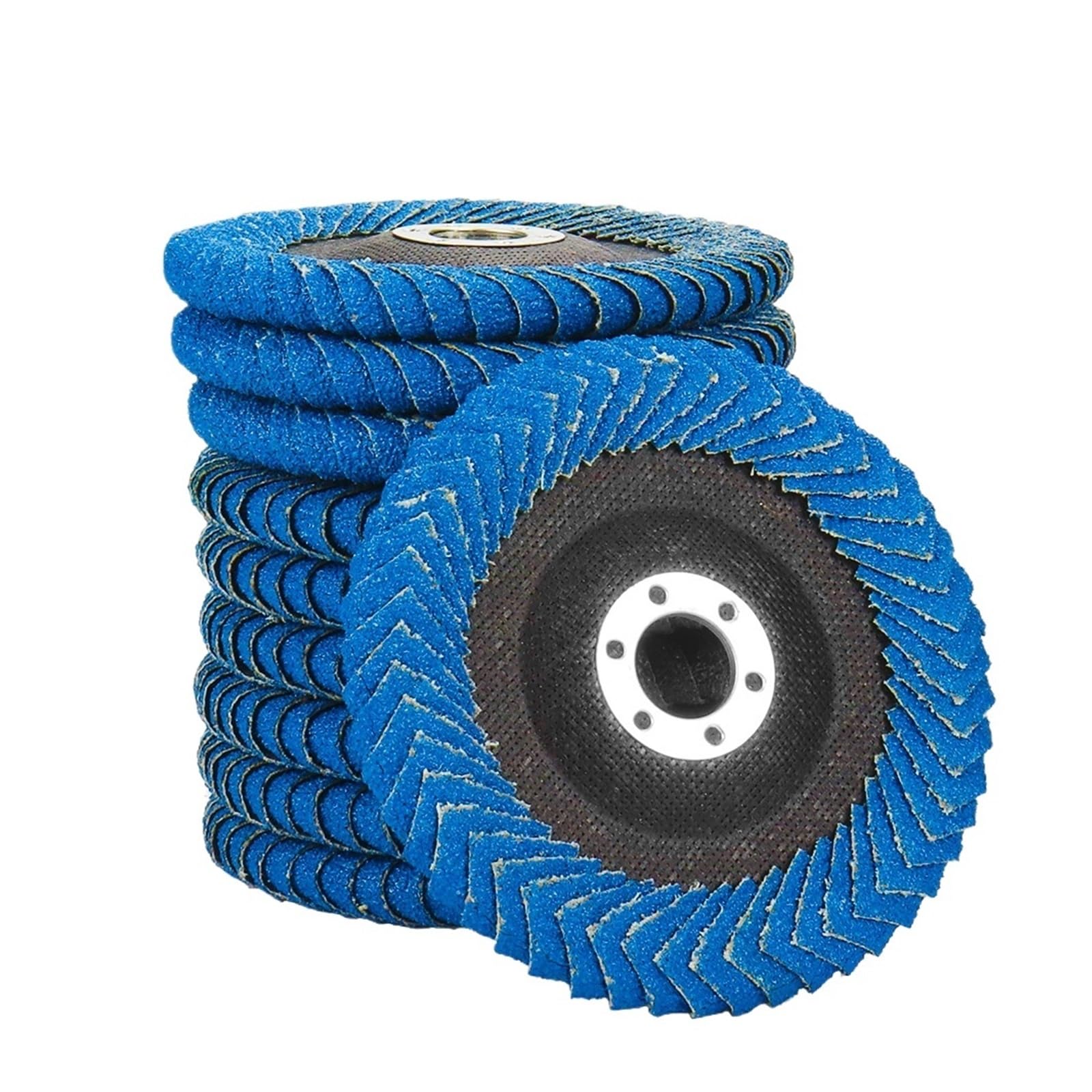 10 Stück 125 mm Fächerscheiben Winkelschleifer Schleifscheibe