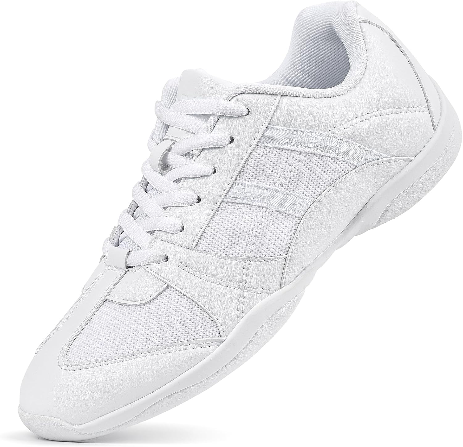 CADIDL Cheer Shoes for Women White Cheerleading Athletic Dance Shoes Girls Flats Tennis Walking Sneakers