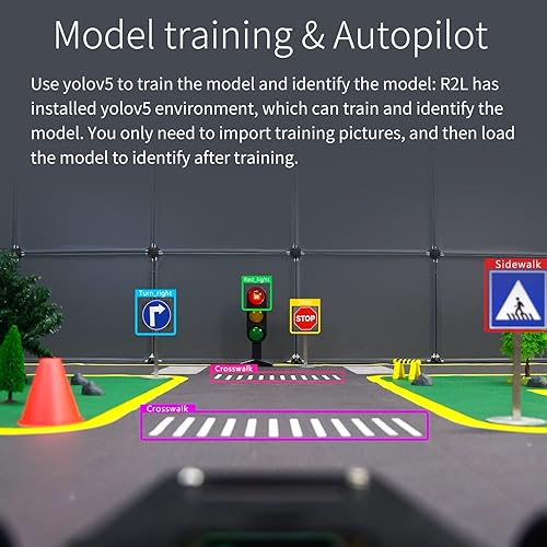 Miniatura 3 de Yahboom AI Python Programación ROS Adultos Kit robótico Piloto automático Entrenamiento Ackerman Estructura Aprendizaje Enseñanza Investigación (R2L