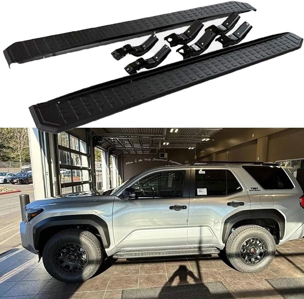 Fits for Toyota 4Runner N500 2025 2026 2PCS Side Steps Running Boards Nerf Bars