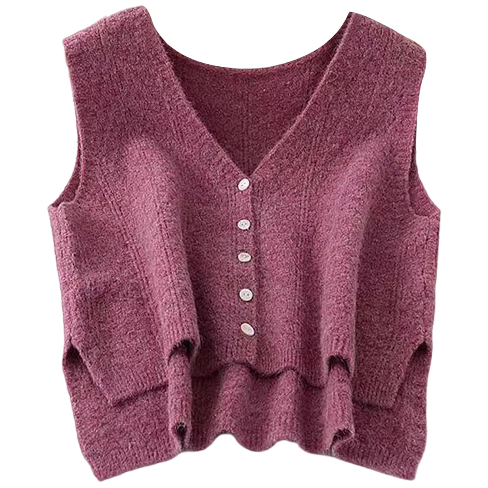 Cárdigan sin mangas para combinar con camisetas de mujer 6