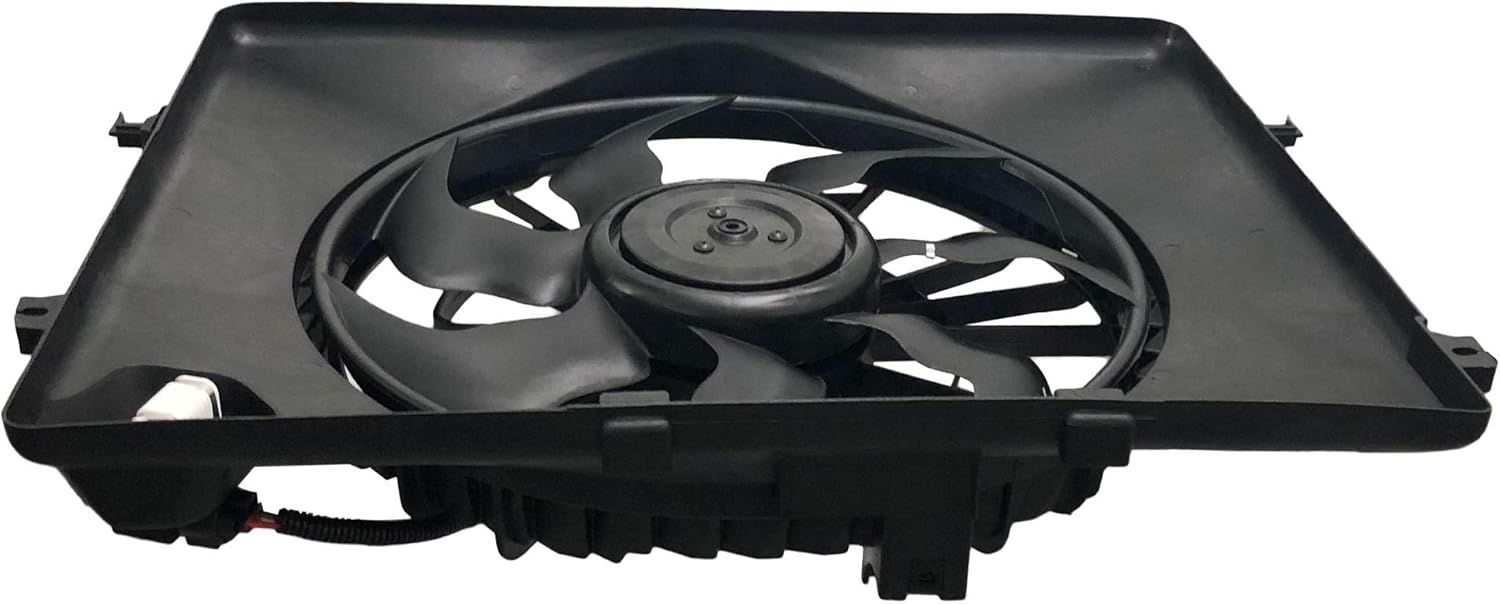 BOXI Engine Cooling Fan Assembly Fit for Hyundai Sonata 2011 2012 2.4L / for Kia Optima 2011 2012 2013 2014 2.4L (Replace 253803Q170 253803R170)