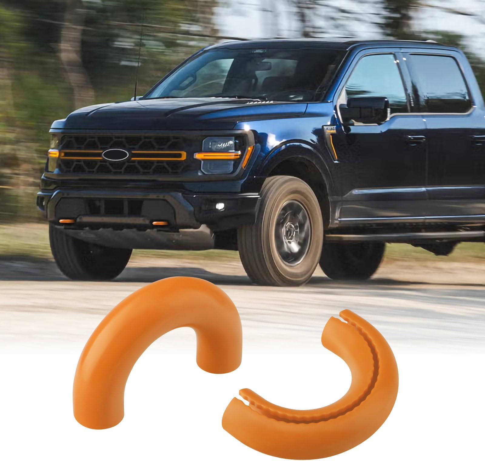 Tow Hooks Covers for F150 2004-2026/Bronco/Tundra Dark Orange