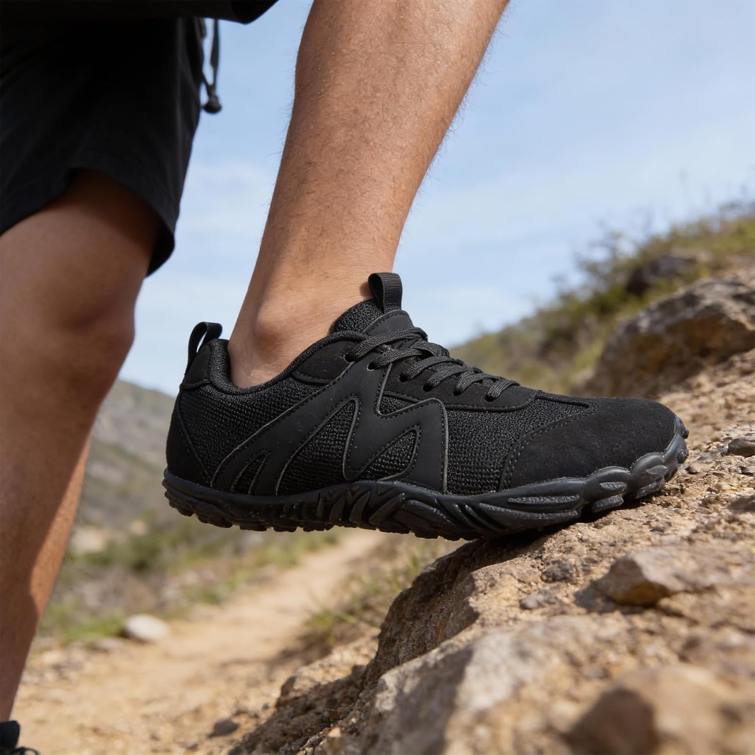 Barefoot Shoes Womens Mens Casual Sneakers, Wide Toe Running Shoes Boots Sneakers Unisex, Zero Drop Comfortable & Non-Slip Barefoot Vitality Shoe for Walking Hiking - Image 2