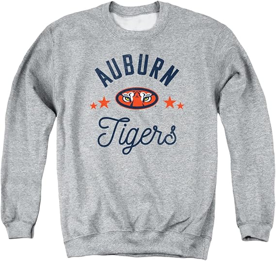 Amazon.com: Auburn University Official Tigers Unisex Adult Crewneck  Sweatshirt,Athletic Heather, Small : Sports \u0026 Outdoors