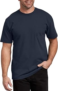Dickies Men's Short Sleeve Heavweight Crew Neck Big-Tall