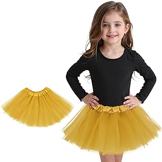 4-Layer Tutu for Girls Toddler Kids Baby Tulle Skirt Affordable Halloween Princess Birthday Ballet Tutus 2-8 Years - Buy now