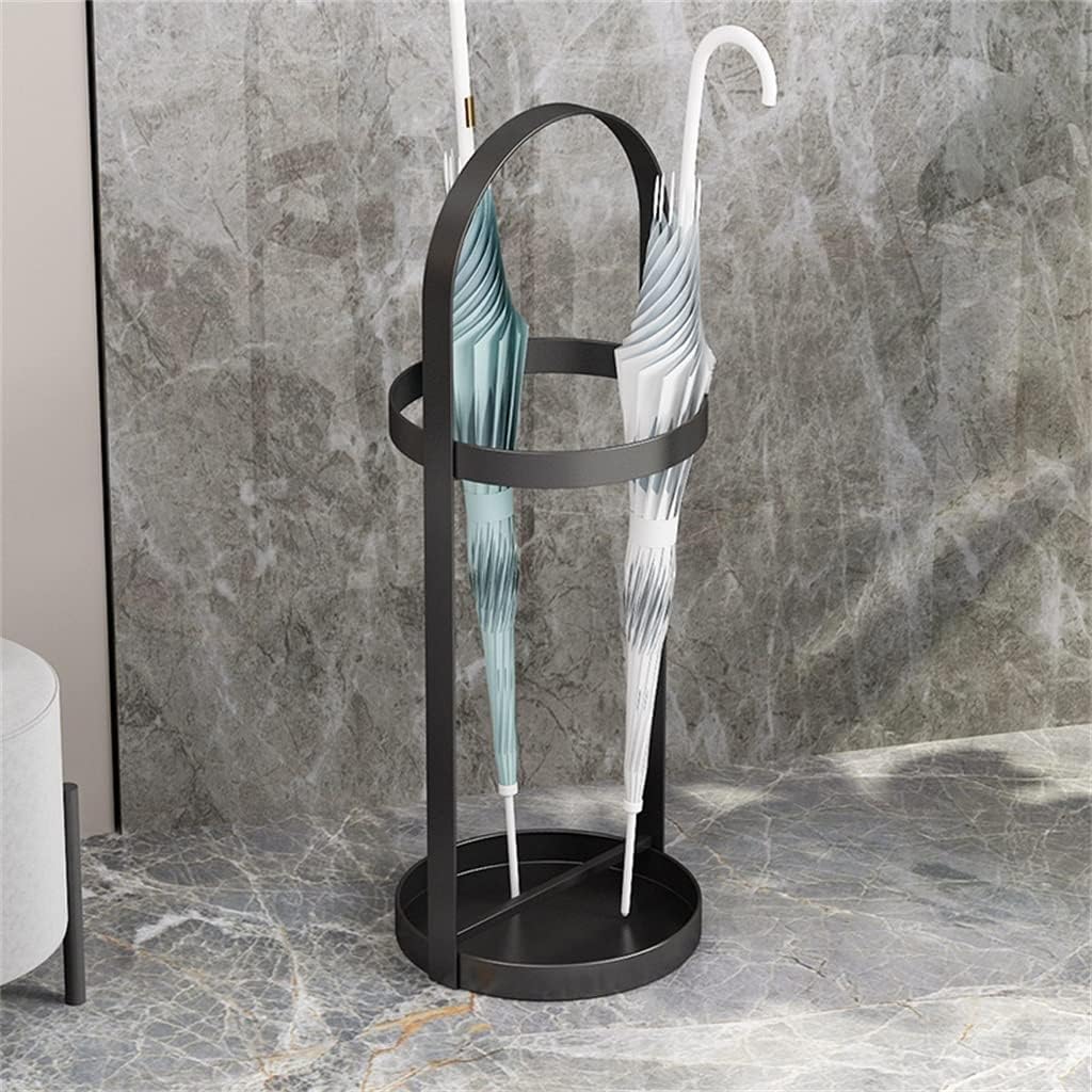 Household Umbrella Rack Porch Door Put Umbrella Storage Bucket Wrought Iron Shelf Drain Storage Rack