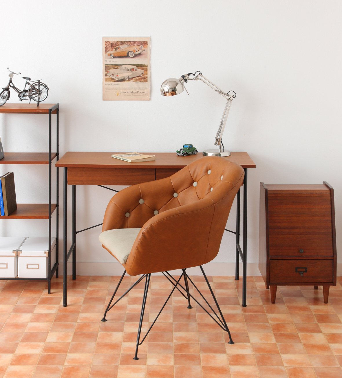 市場 チェア Rep 幅57x奥行61x高さ78(46)cm ベージュ ポリウレタンレザー使用 CH-2803BE-BR 折りたたみ椅子 背もたれ付き(6脚セット)幅35.5cm 奥行49cm